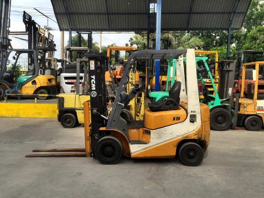 -:-*&bull;*ข า ย ร ถ ย ก นำ เ ข้ า*&bull;*-:-TCM FG15T19 เครื่องเบนซิล เกียร์ออโต้ เสา3เมตร สนใจติดต่อ 083-062-0223(ปอนด์)