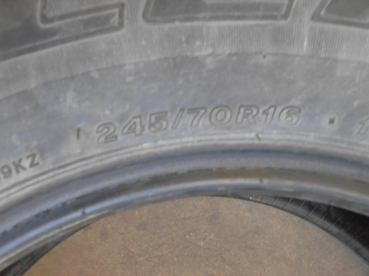 245/70R16 BRIDGESTONE DUELER H/T 689 มี 2 เส้น tel.081-427-3941 245/70R16 BRIDGESTONE DUELER H/T 689 มี 2 เส้น tel.081-427-3941