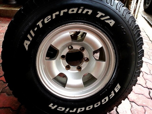 ขายยาง  BF ALL  31 ขอบ 15  พร้อมล้อ มี 1 คู่