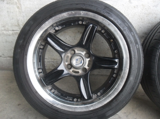 ล้อแม็ก 16นิ้ว 4รู100 พร้อมยาง สวยๆ 4 ล้อ ราคา 6300 บาท