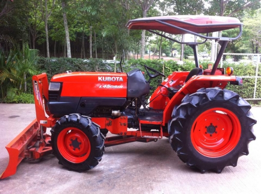 ขายรถไถKubota L4508DI (4WD) พร้อมใบมีดหน้าและผานพรวน รถสวยพร้อมใช้งาน