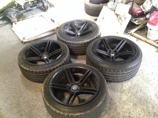 ขาย แม็ค ขอบ18 9.5 10.5 สภาพเดิม ไม่ขดไม่ดุ้ง ไม่เคยซ่อม  10500