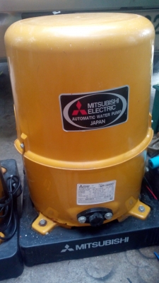 ขาย !! ปั้มน้ำถังอัตโนมัติ มิตซู150w. สภาพสวยๆ พร้อมใช้งาน