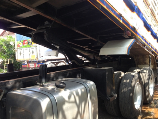 ขายรถพ่วง22ล้อ HINO MEGA ซีรีส์500 344แรง HiSpeed ปี55 เบรคแห้ง ดัมพ์เสรีชัย คอกเกษตร สภาพเดิม