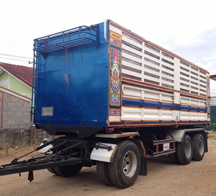 ขายรถพ่วง22ล้อ HINO MEGA ซีรีส์500 344แรง HiSpeed ปี55 เบรคแห้ง ดัมพ์เสรีชัย คอกเกษตร สภาพเดิม