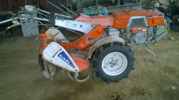 เครื่องพรวนดิน KUBOTA K160 เครื่องยนต์ดีเซล กุญแจสตาร์ท