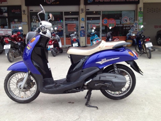 ขาย ยามาฮ่า ฟีโน่ สีน้ำเงิน-ดำ ปี 49 สภาพเดิม ๆ ราคา เบา ๆ