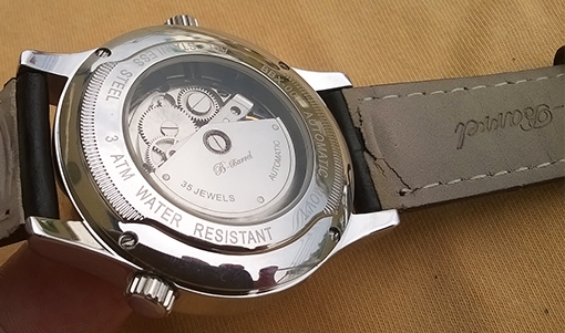 นาฬิกา B-Barrel–Auto (japan movt) ๗เข็ม หน้าดำ เข็มพรายน้ำ เรือน stainless นาฬิกา B-Barrel–Auto (japan movt) ๗เข็ม หน้าดำ เข็มพรายน้ำ เรือน stainless