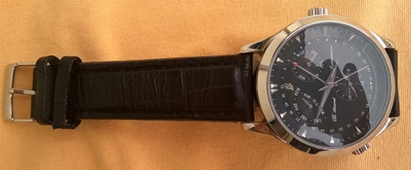 นาฬิกา B-Barrel–Auto (japan movt) ๗เข็ม หน้าดำ เข็มพรายน้ำ เรือน stainless นาฬิกา B-Barrel–Auto (japan movt) ๗เข็ม หน้าดำ เข็มพรายน้ำ เรือน stainless