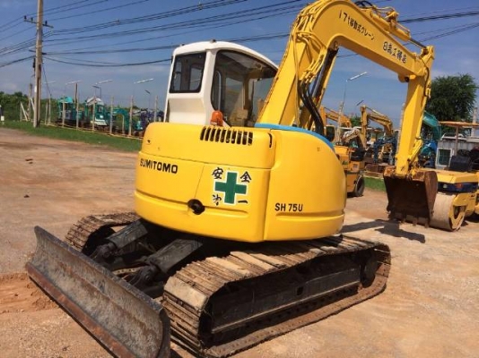 ขายรถแบคโฮ SUMITOMO SH75U-2 ปั้มนิ้ว คอลโทรลน้ำมัน สภาพสวยพร้อมใช้ นำเข้าจากญี่ปุ่น มีVDOการทำงาน ขายรถแบคโฮ SUMITOMO SH75U-2 ปั้มนิ้ว คอลโทรลน้ำมัน สภาพสวยพร้อมใช้ นำเข้าจากญี่ปุ่น มีVDOการทำงาน