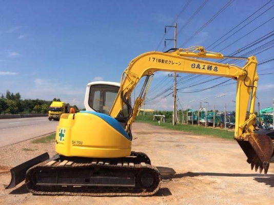 ขายรถแบคโฮ SUMITOMO SH75U-2 ปั้มนิ้ว คอลโทรลน้ำมัน สภาพสวยพร้อมใช้ นำเข้าจากญี่ปุ่น มีVDOการทำงาน ขายรถแบคโฮ SUMITOMO SH75U-2 ปั้มนิ้ว คอลโทรลน้ำมัน สภาพสวยพร้อมใช้ นำเข้าจากญี่ปุ่น มีVDOการทำงาน
