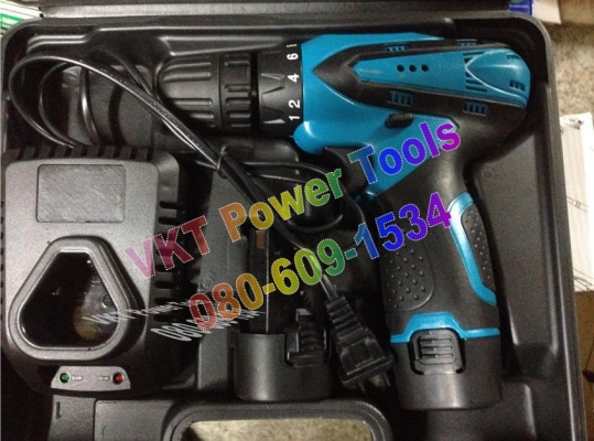 สว่านแบตเตอรี่ IRON 12v พร้อมแบตเตอรี่ 2 ก้อน