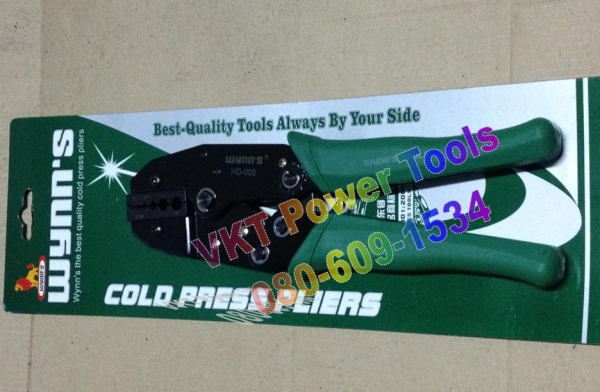 คีมย้ำหัวสายทรงเหลี่ยม 10L WYNN's คีมย้ำหัวสายทรงเหลี่ยม 10L WYNN's