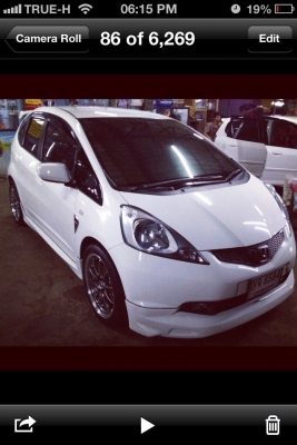 ขายรถบ้านๆแจ๊สสวยๆพร้อมใช้LPGปี2010AUTOห้างป้ายแดง พร้อมโอน ทะเบียนเต็ม ประกันขัน1