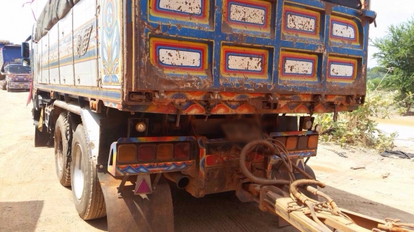 ขายรถพ่วงดัมพ์ ISUZU เครื่อง 300 แรง ปี 53 กระบะดัมพ์สหกิจ ลูก 2 เพลา