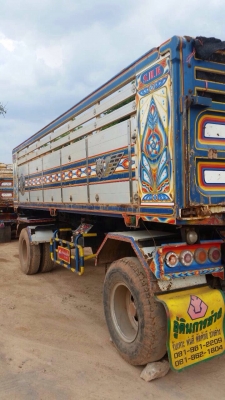 ขายรถพ่วงดัมพ์ ISUZU เครื่อง 300 แรง ปี 53 กระบะดัมพ์สหกิจ ลูก 2 เพลา