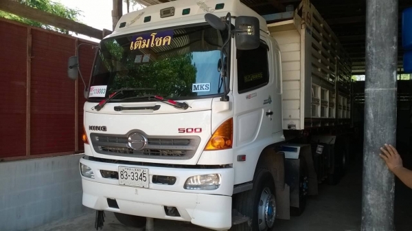 ขายรถพ่วง แม่-ลูกดั้ม HINO 380 แรงม้า ปี 52 คัสซีสวยตลอดเส้น เครื่องเดิม เกียร์เดิม ลูก 3 คานแท้ยาว 7 เมตร ทะเบียนพร้อมโอน