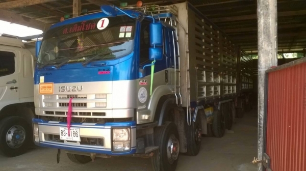 ขายรถพ่วง แม่-ลูกดั้ม ISUZU FXZ 360 แรงม้า ปี 53 สภาพสวยพร้อมใช้ ลูก 3 คานแท้ยาว 7 เมตร ยางเต็ม ภายในสวย ทะเบียนพร้อมโอน ราคาต่อรองได้