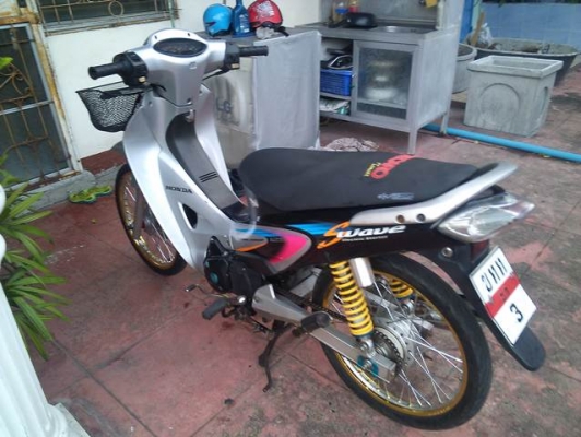 สตาร์ทมือ Honda wave125s เทาดำ  เครื่องเดิม เอกสารครบ 18000