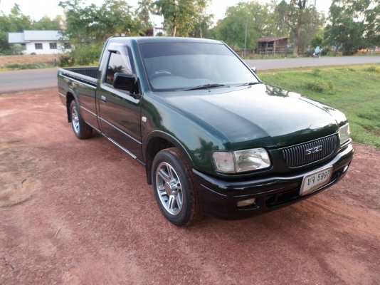ขายรถกระบะ ISUZU DRAGONEYE ตอนเดียว ปี2002  รถบ้านแท้เครื่องแน่นแรงดี ประหยัดน้ำมันสุดๆครัชซี่เดิมสวยไม่มีผุช่วงล่างแน่นปึก สีเขียวสวยๆ....เอกสารพร้อมโอนภาษีเต็ม กพ. ปี59 แอร์เย็นจัด+ชีดีMP3+USB +ล้อแม๊ค+ยางดี4เส้น+แม๊กไลเนอ+แบตเตอร์รี่ใหม่ รถสภาพพร้อมใช้