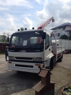 6 ล้อกะบะคอกเตี้ยติดเครน 3.3 ตัน 3 ปลอก ISUZU รุ่น เดก้า เครื่องยนต์ 195 แรงม้า 6 ล้อกะบะคอกเตี้ยติดเครน 3.3 ตัน 3 ปลอก ISUZU รุ่น เดก้า เครื่องยนต์ 195 แรงม้า