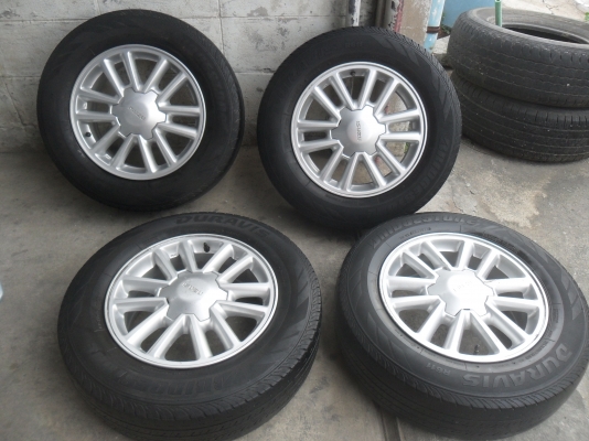 ล้อแม็ก 16นิ้ว 6รู อีซูสุ พร้อมยาง สวยๆ 4 ล้อ ราคา 8900 บาท