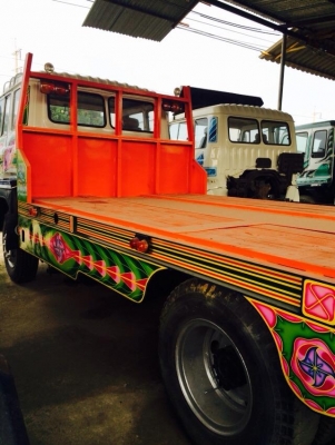 รถบรรทุกแบคโฮ 10 ล้อ 2 เพลา เครื่อง 270 แรง รถสวย