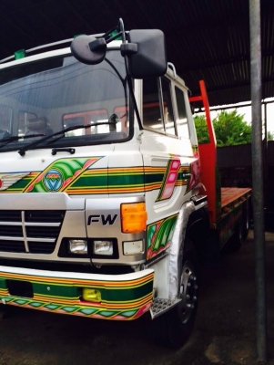 รถบรรทุกแบคโฮ 10 ล้อ 2 เพลา เครื่อง 270 แรง รถสวย