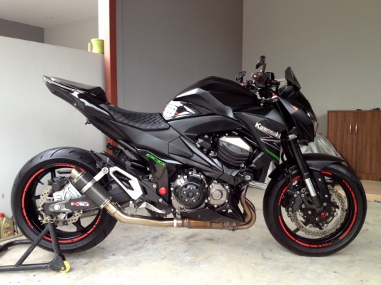 ขาย Kawasaki Z800 ปี2014 ใช้น้อย ท่อสูตรซิ่ง ราคา 329000บาท รับเทริ์น จัดไฟแนนท์