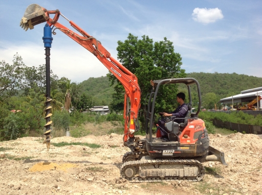 แรงดี เจาะไว ได้งาน! มอเตอร์สว่านเจาะดิน "WIN"