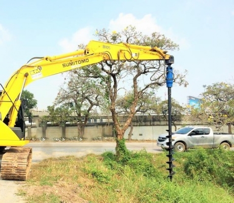 แรงดี เจาะไว ได้งาน! มอเตอร์สว่านเจาะดิน "WIN"