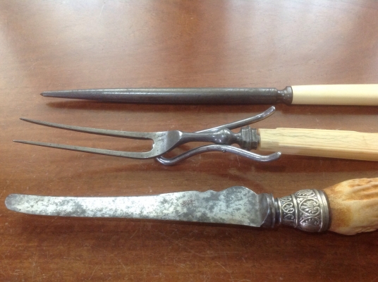 ขายชุดมีด Vintage U.S.A. ด้ามจับทำจากเขาสัตว์