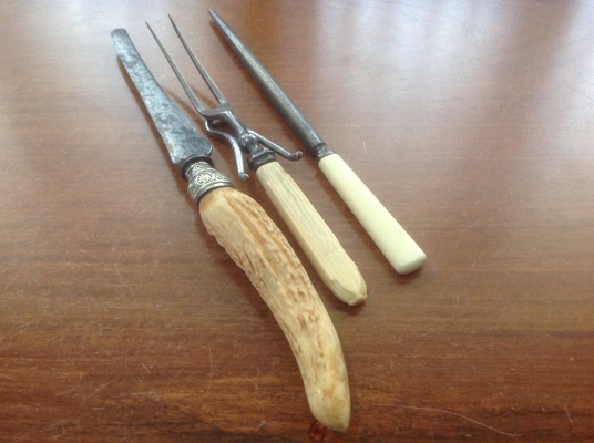 ขายชุดมีด Vintage U.S.A. ด้ามจับทำจากเขาสัตว์