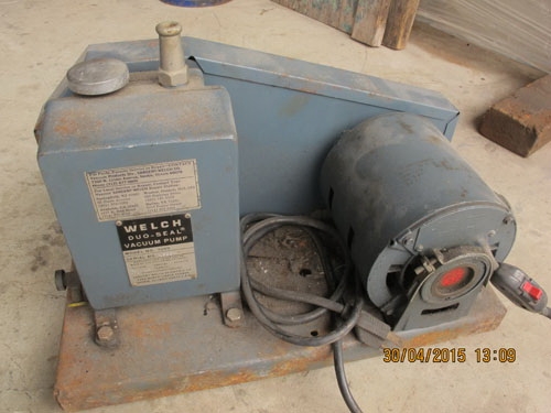 ขายแวคคัมWELCH พร้อมมอเตอร์ของอเมริกา ใชไฟ115โวลท์สวยๆ
