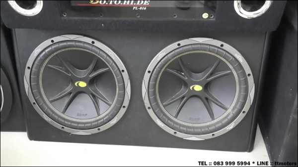 Subwoofer Kicker Comp 12" + แอมป์ Pioneer GM 3200
