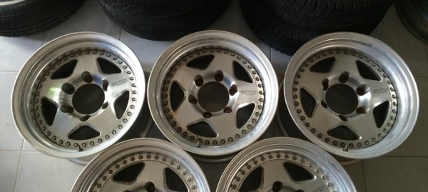 ขายล้อ RAGUNA 15x8 ออฟ0 6 รูกระบะ มี 5 วง ประมูลจากญี่ปุ่น
