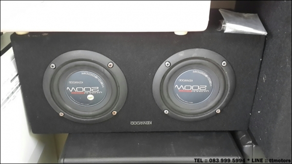 KENWOOD KSC-600DW ตู้ซับใบน้อย ๆ นำเข้าญี่ปุ่น