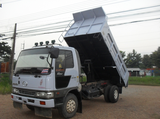 HINO FC4J 140 แรง  ดั๊ม สภาพหัวเก๋งเดิมๆ ไม่เคยทำสี รถมือเดียว เพาเวอร์ แอร์