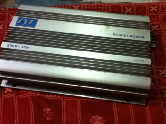 ขายแอมป์ EVI รุ่น AQ-4200 (200W x 4Ch) เสียงดีขายถูกๆ 1400.- ขายแอมป์ EVI รุ่น AQ-4200 (200W x 4Ch) เสียงดีขายถูกๆ 1400.-