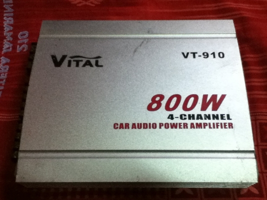 ขายแอมป์ VITAL รุ่น VT-910 (4ch) ใช้ได้ปกติขายแสนถูก 500.-