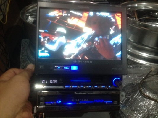 PANASONIC HDD DVD MP3 จอสไลดไฟฟ้า7นิ้วของเก่าญี่ปุ่นเเท้สภาพสวยพร้อมใช้