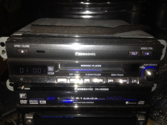 PANASONIC HDD DVD MP3 จอสไลดไฟฟ้า7นิ้วของเก่าญี่ปุ่นเเท้สภาพสวยพร้อมใช้