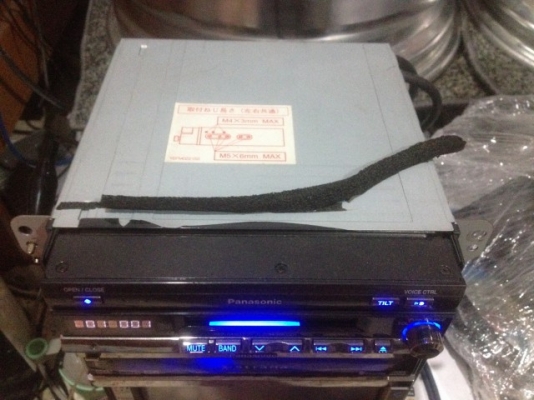 PANASONIC HDD DVD MP3 จอสไลดไฟฟ้า7นิ้วของเก่าญี่ปุ่นเเท้สภาพสวยพร้อมใช้