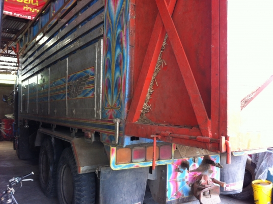 ขาย HINO 3M วางเครื่อง PO9C สองเพลาดั๊ม กระบะเนียม