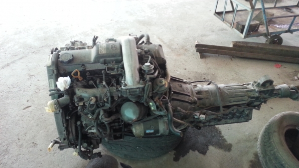 ขายเครื่อง toyota 1kz turbo เกียร์ auto เครื่องนอกไม่เคยใช้ในไทย ยกเลิกการทำโปรเจควางในเรือ