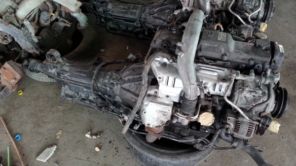 ขายเครื่อง toyota 1kz turbo เกียร์ auto เครื่องนอกไม่เคยใช้ในไทย ยกเลิกการทำโปรเจควางในเรือ