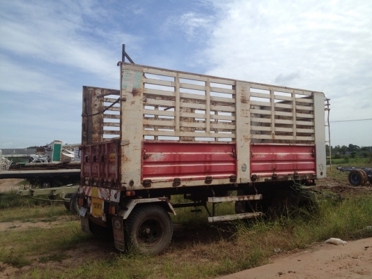 ขายลูกพ่วง 2 เพลา สามมิตรแท้ ยาว 6.0 เมตร กว้าง 2.50 เมตร สูง 2.20 เมตร ตามสภาพ ถูกๆไปเลยค่ะ