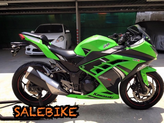KAWASAKI NINJA300 ABS ปี2013 สวยๆ ไม่ล้มไม่ชน สีเดิมทั้งคัน วิ่ง30000โลเเท้ ราคา119000