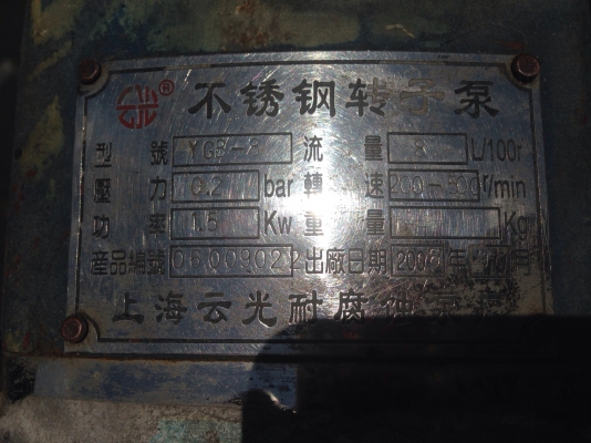 ขายเกียร์ปั้มสแตนเลส พร้อมมอเตอร์เกียร์แบบปรับรอบ ขนาด 2HP. 380V ใช้ในอุตสาหกรรมอาหาร สภาพสวย พร้อมใช้งาน