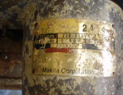 ขายแท่นตัดไฟเบอร์ 14" Makita 2414 เสื้อมิเนียม รุ่นนี้ทนมากๆเลยคับ